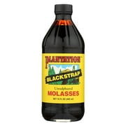 Plantation Blackstrap Molasses Syrup Unsulphured 15 Fl oz. Pack of 4