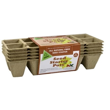 Plantation Products FS110 10 Pot Square Peat Fiber Strip