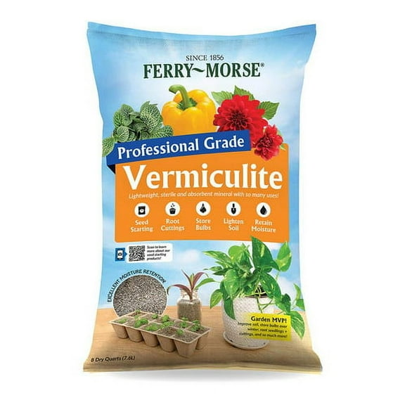 Plantation Professional Grade Vermiculite Fertilizers, 8 qt with Efficient Soil Conditioning