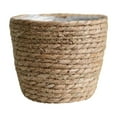 thumbnail image 1 of Planter Basket Set With Lining Woven Storage Basket Indoor And Outdoor Flowerpot Baskets Are Very Suitable For Flowerpot Covers. Natural Containers (5.2X5.9X6.7") Home Decor, 1 of 6