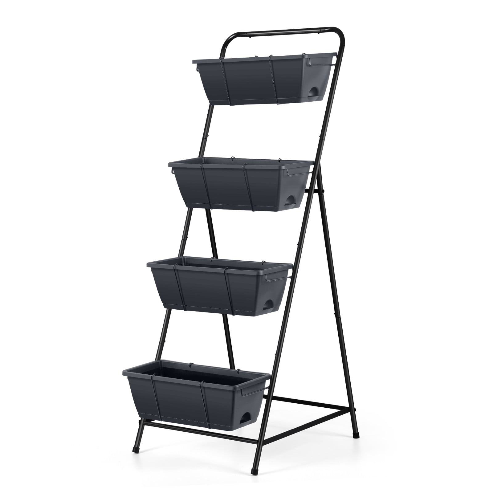 Planter Box Freestanding Garden Planter with 4 Container Boxes ...