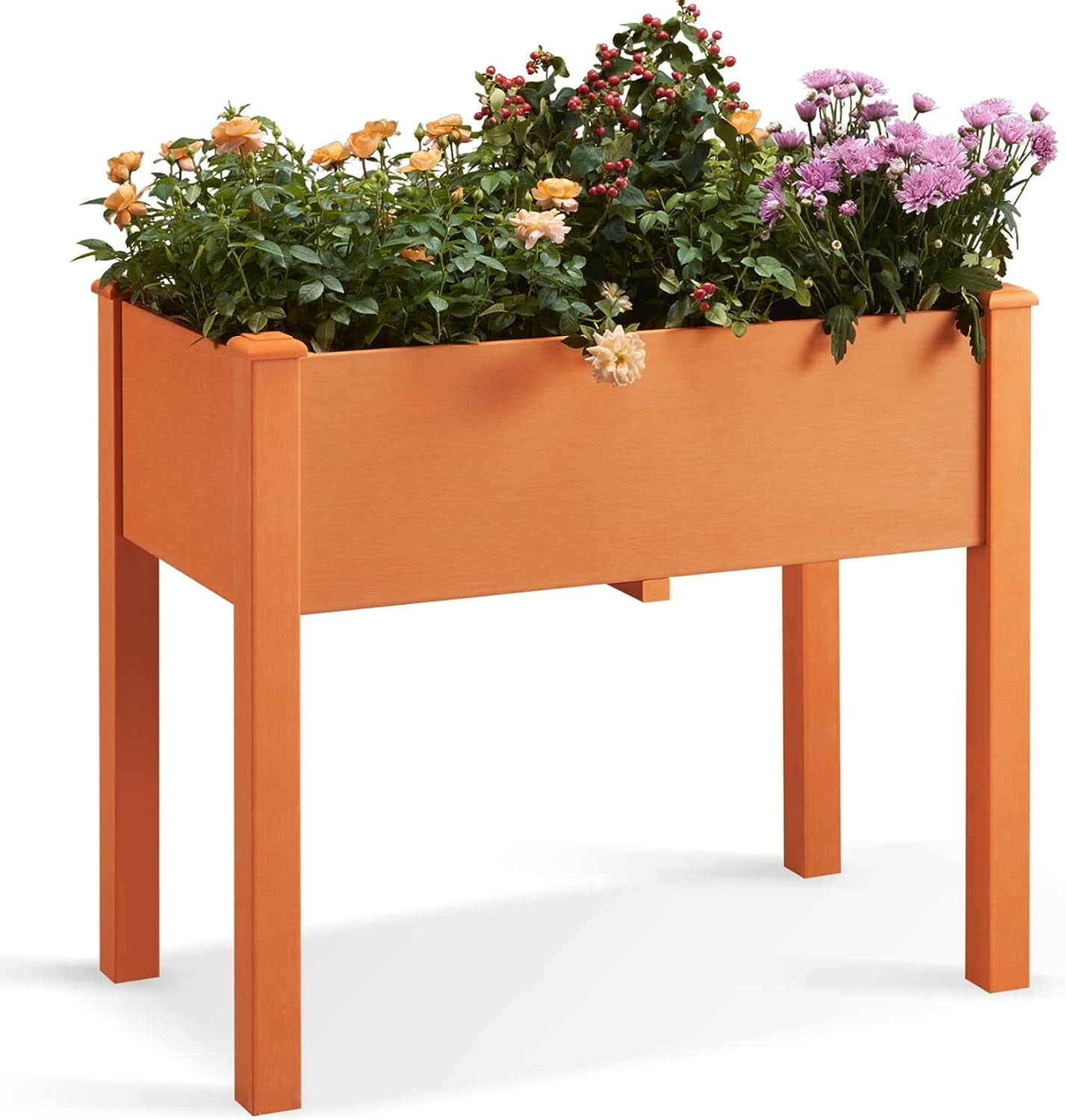 Planter Box Raised Garden Bed with Legs, Better Than Cedar Polystyrene