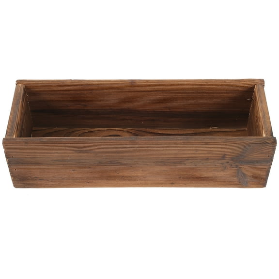 Planter Box Window Box Wood Box Rectangular Planter Decorative Rustic Pot for Windowsill, Patio, Garden, Home Dcor, Porch