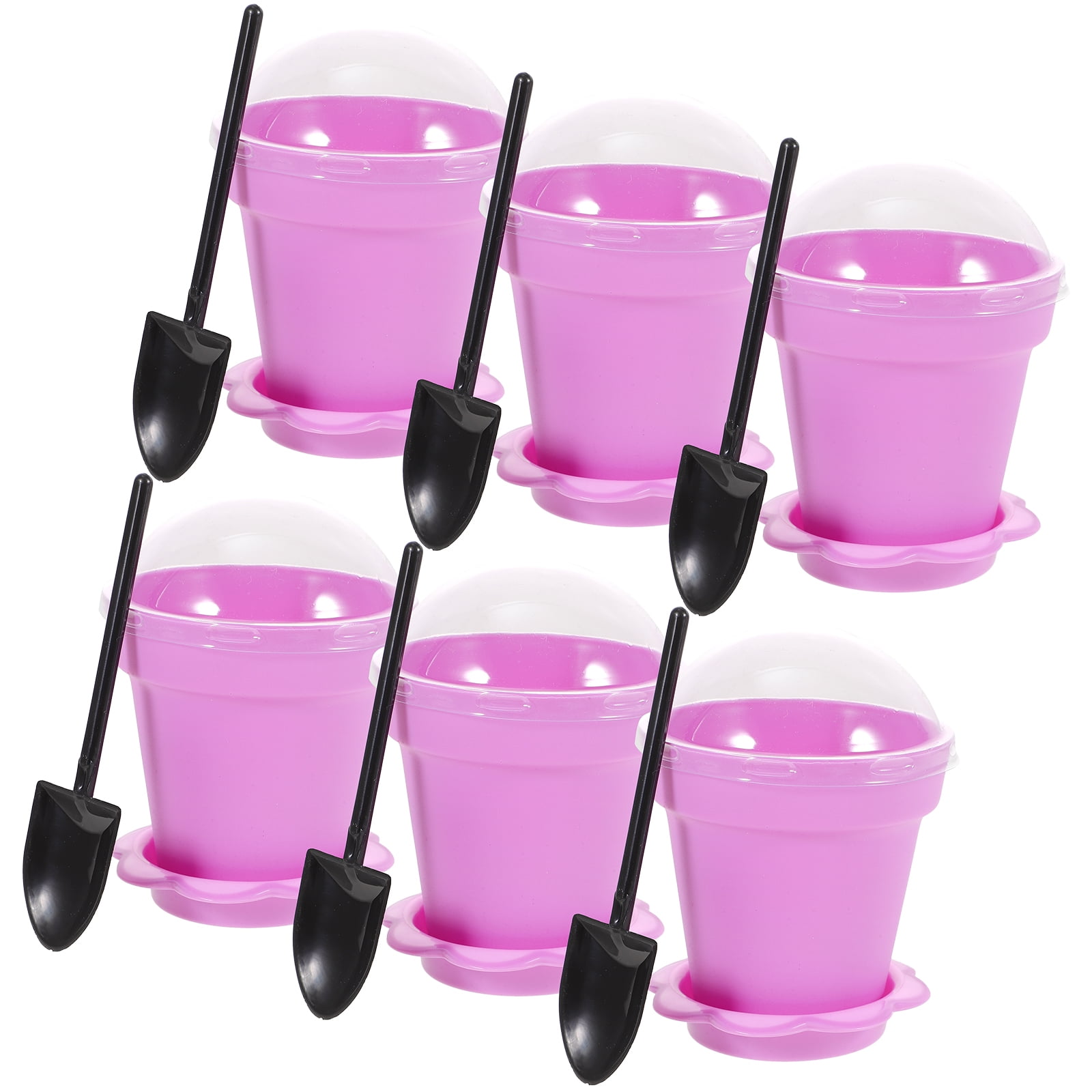 Planter Cake Cups Flower Pot Liners Mini Sundae Pots for Plants Paper