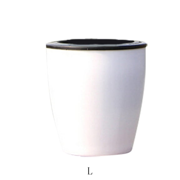 Planter with Drainage Garden Self Watering Hydroponic Automatic Absorption Plastic Pot for Green Plants S,Indoor Plant Container with Water Reservoir,12x12x13cm1pc