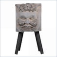 thumbnail image 1 of Planter | Greek God Statue Planter with Black Legs, Stone Finish, 11x13x22 Inch, for Indoor Entryway Outdoor Patio | Magnesium Oxide | Shape:Rectangle, 1 of 12