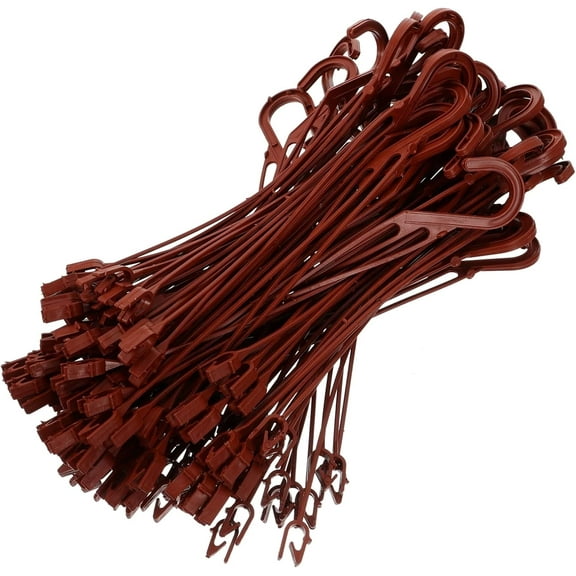 Planter Hooks 50pcs Plant Pot Hangers Plastic Flower Basket Hooks Flowerpot Hanging Chain with Hook Outdoor Basket Hanger for Bird Feeders Chalkboards Planters Lanterns Hanging