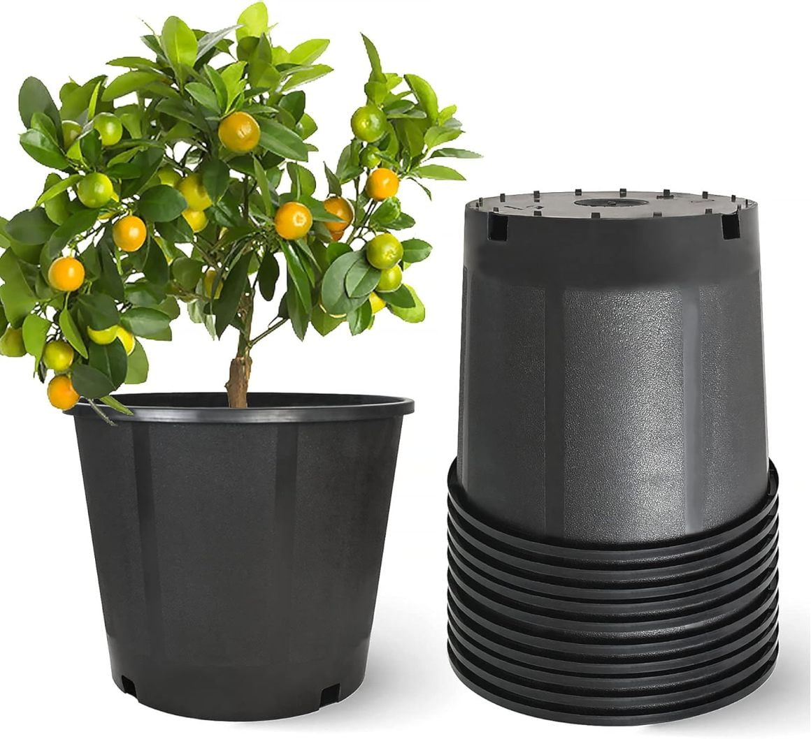 Planter Nursery Pots 3.1 Gallon Pots for Plants, Injection Molded ...