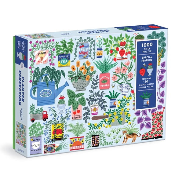 Planter Perfection 1000 Piece Puzzle with Shaped Pieces (Other)