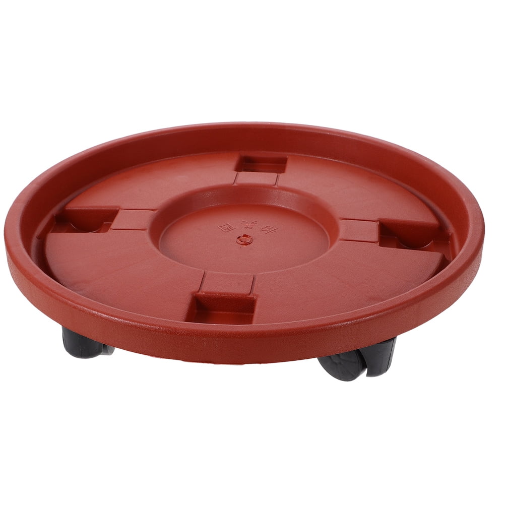 Planter Rollers for Outdoor Plants Thickened Flower Pot Tray Round ...