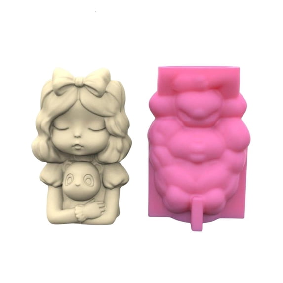 Planter Silicone Mold Flower Concrete Mold Cement Gypsum Mold Flower ...