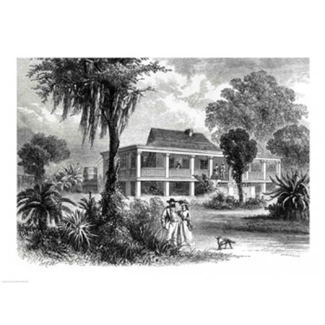 Planter's House on the Mississippi Poster Print (24 x 18)