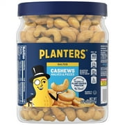 Planters Cashews Halves & Pieces, 1.63 lb Container
