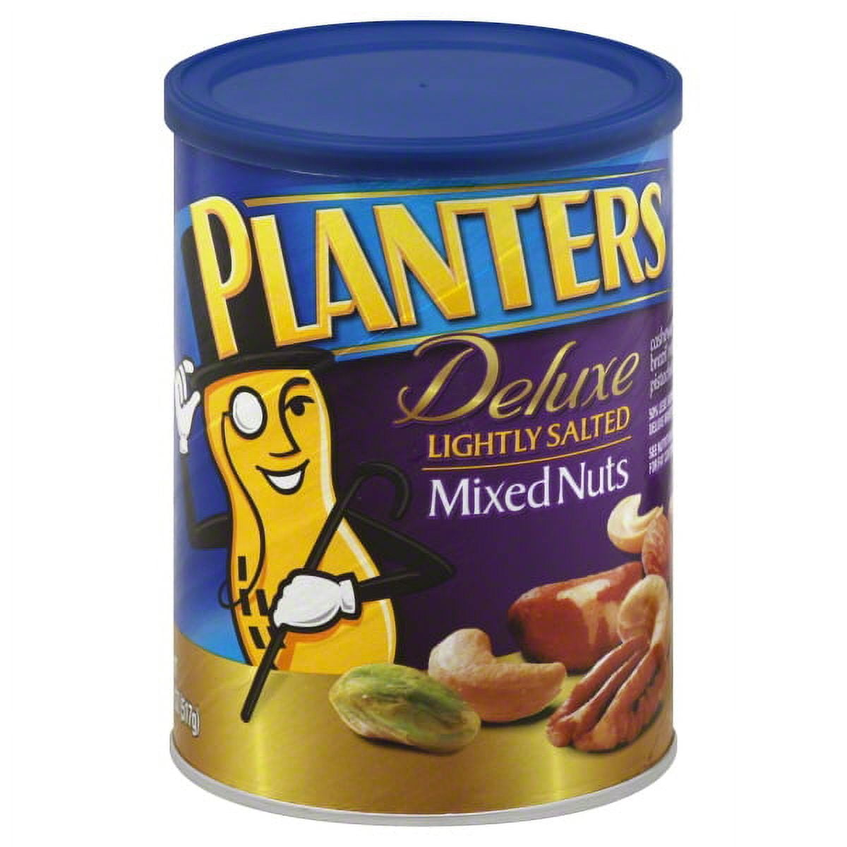 Planters Deluxe Lightly Salted Mixed Nuts, 18.25 Oz. - Walmart.com