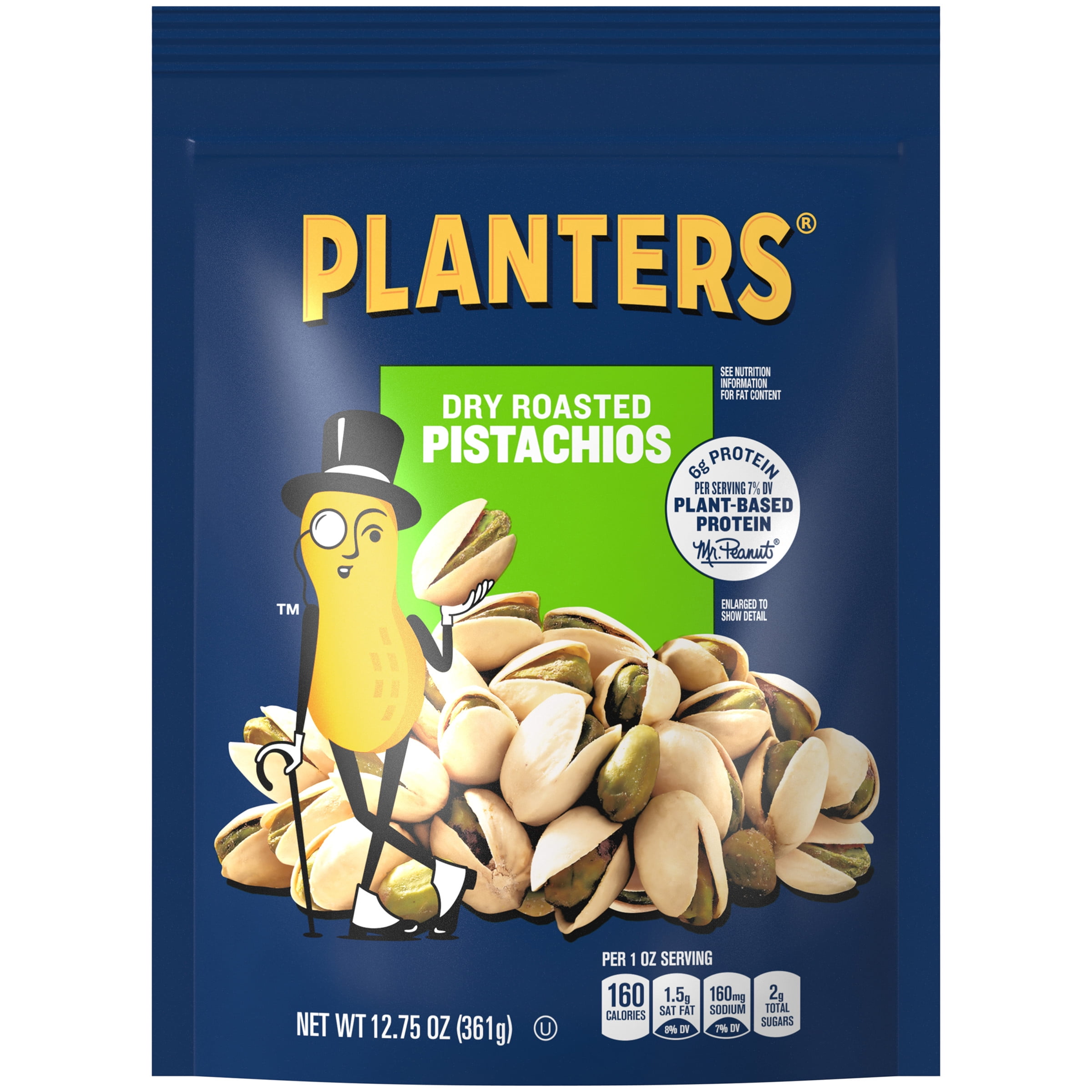 Planters Dry Roasted Pistachios, 12.75 oz Bag
