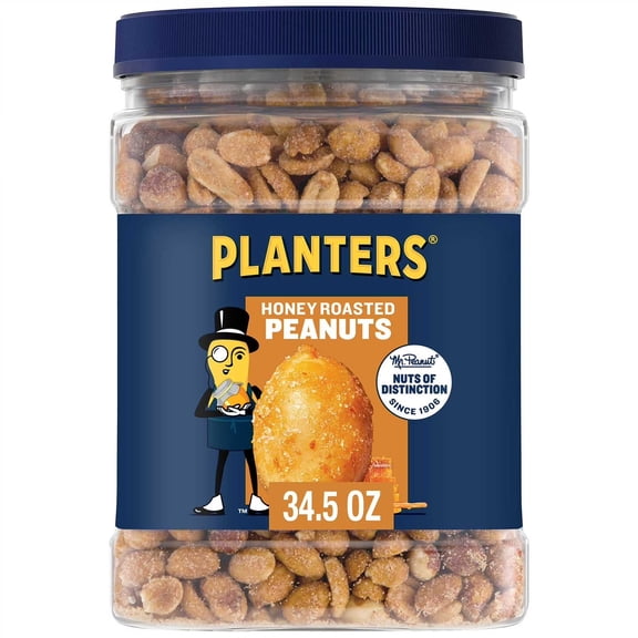 Planters Honey Roasted Peanuts, 34.5 oz.