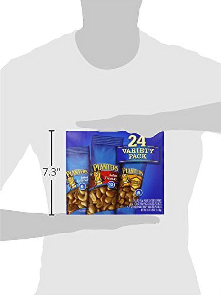 Planters Nut Variety Pack 24 Count (Pack of 2)