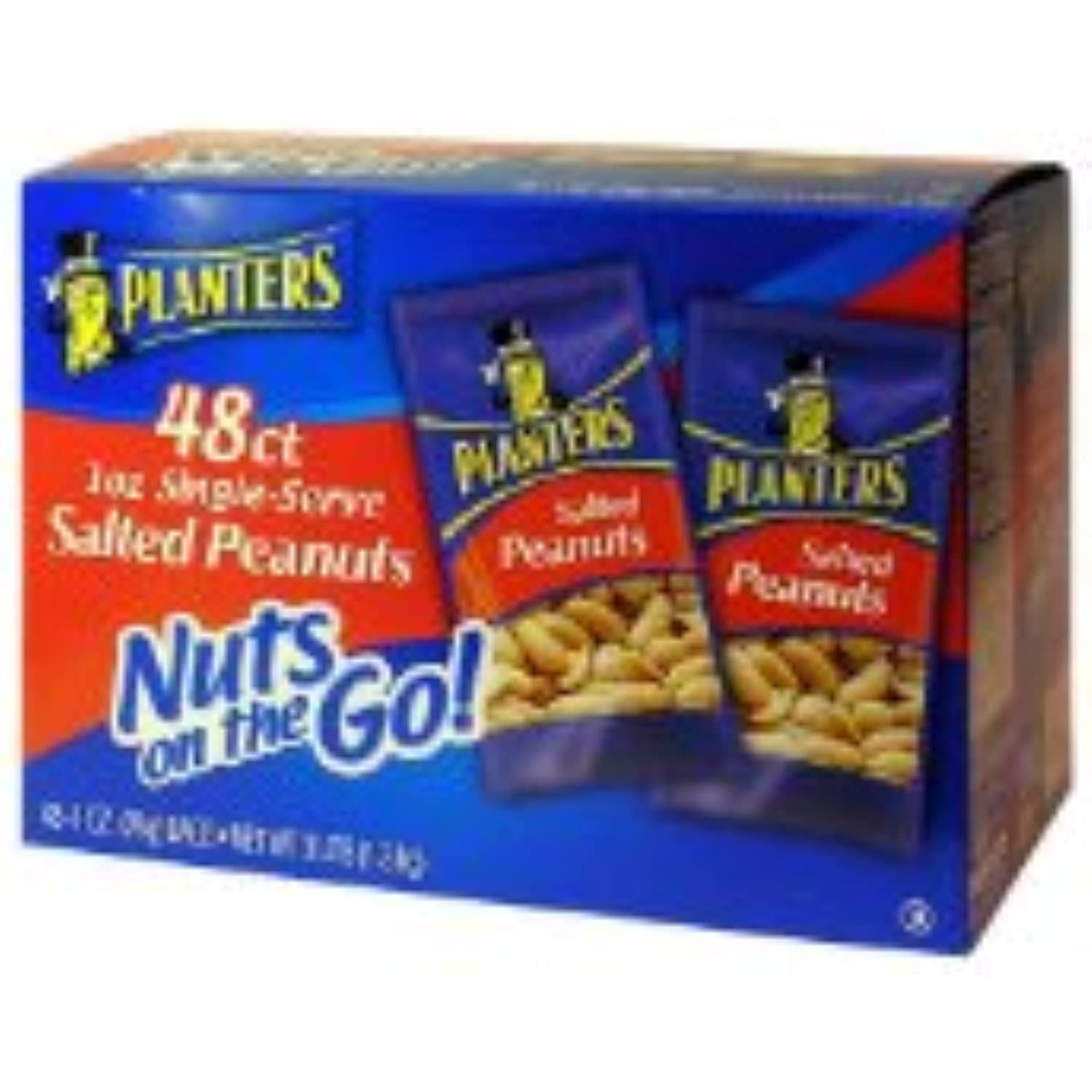 Planters Nuts on the Go Salted Peanuts, 1 oz singleserve bags, 144