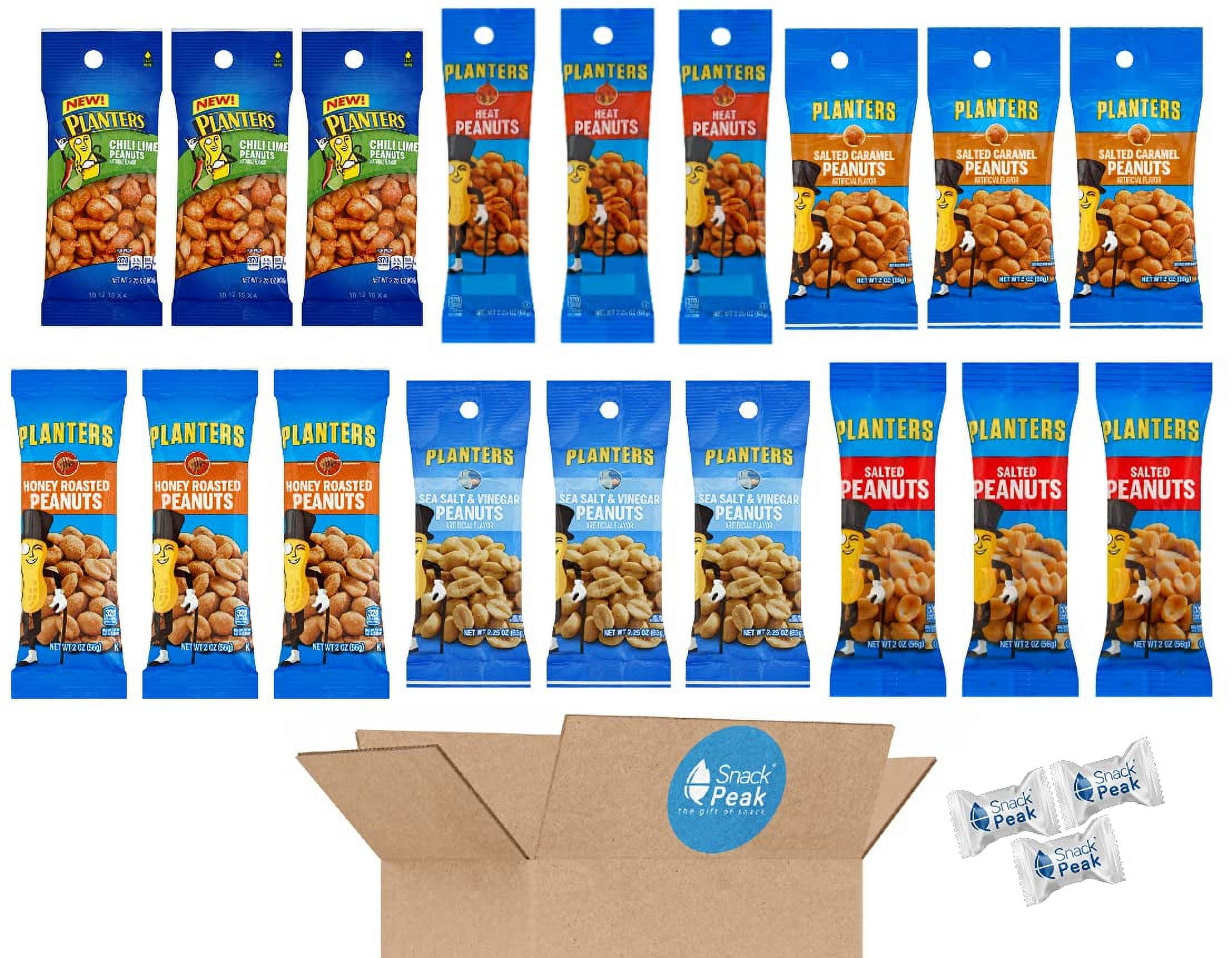 Planters Peanuts CM31 Individual Packs Variety Gift Box Chili Lime
