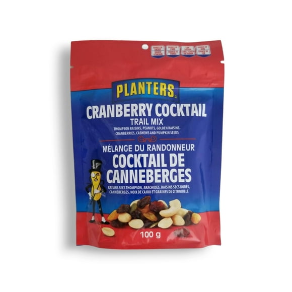 Planters Peanuts Cranberry Cocktail Trail Mix, 100g/3.5 oz. Bag