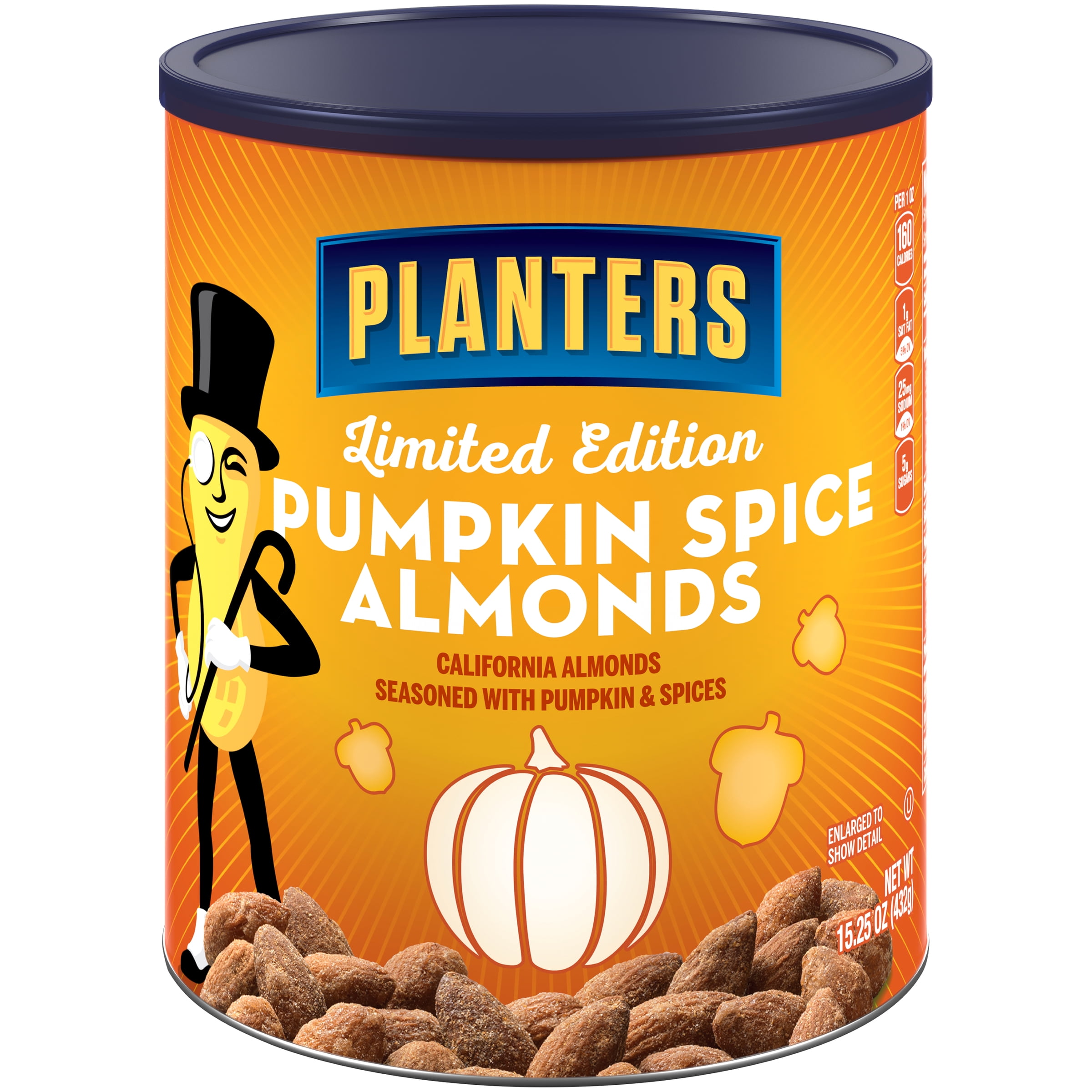 Planters Pumpkin Spice Almonds, 15.25 oz Can