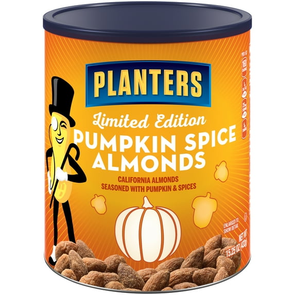 Planters Pumpkin Spice Almonds, 15.25 oz Can