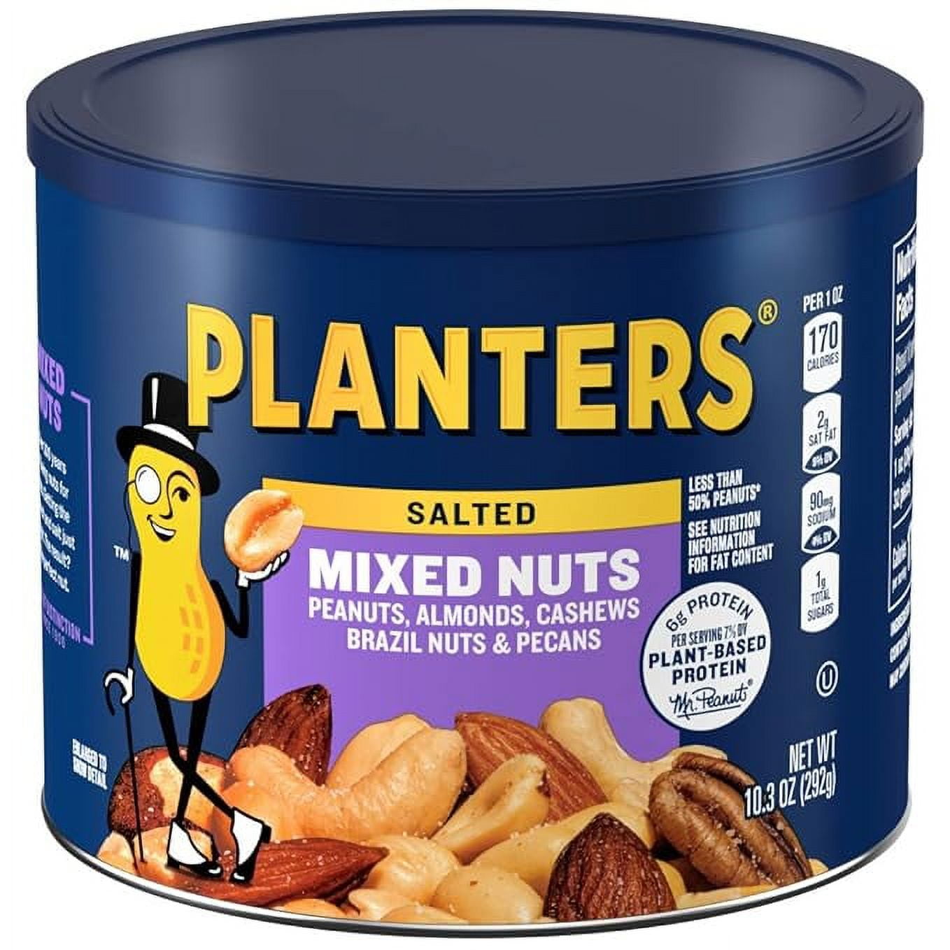 Planters Salted Mixed Nuts 10.3 Oz, 3 Pack