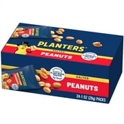 Planters Salted Peanuts, 24 ct Box, 1 oz Packs