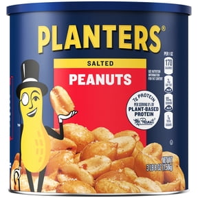 Planters Salted Peanuts Giant Canister 56 oz