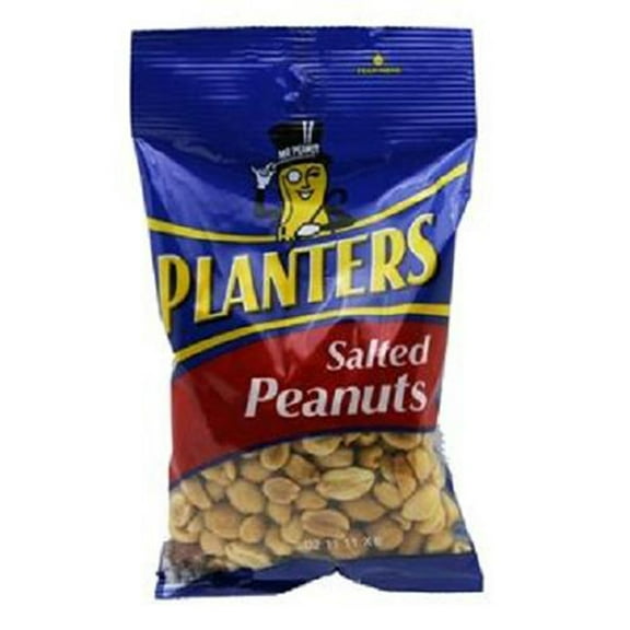 Planters, Salted Peanuts , Count 12 (6 oz) - Nut & Dry Fruit / Grab Varieties & Flavors