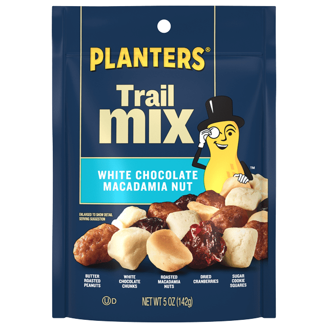 PLANTERS Trail Mix, White Choc Macadamia Nut, 5 oz - Walmart.com