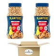 Planters Unsalted Dry Roasted Peanuts, 16 oz Jar Pack of 2 (32 oz in