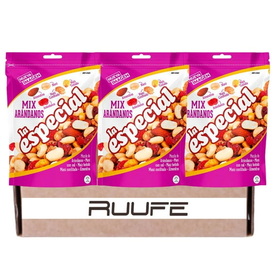 Planters roasted Nuts (3 pack) Mani La especial Roasted peanuts sweet peanuts blueberries almonds Mix Mani la especial Colombia Colombian snacks