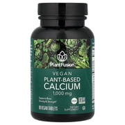 Plantfusion Plant-Based Calcium 1000 mg - 90 Vegan Tablets