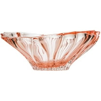 Plantica Pink Collection Modern Crystal Hand-Crafted Decorative Bowl - 13 Inch Bowl, Pink