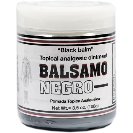 Plantimex Balsamo Negro- Black Balm Topical Analgesic Ointment  Net Wt.  3.5 oz (100g) - Producto de Mexico