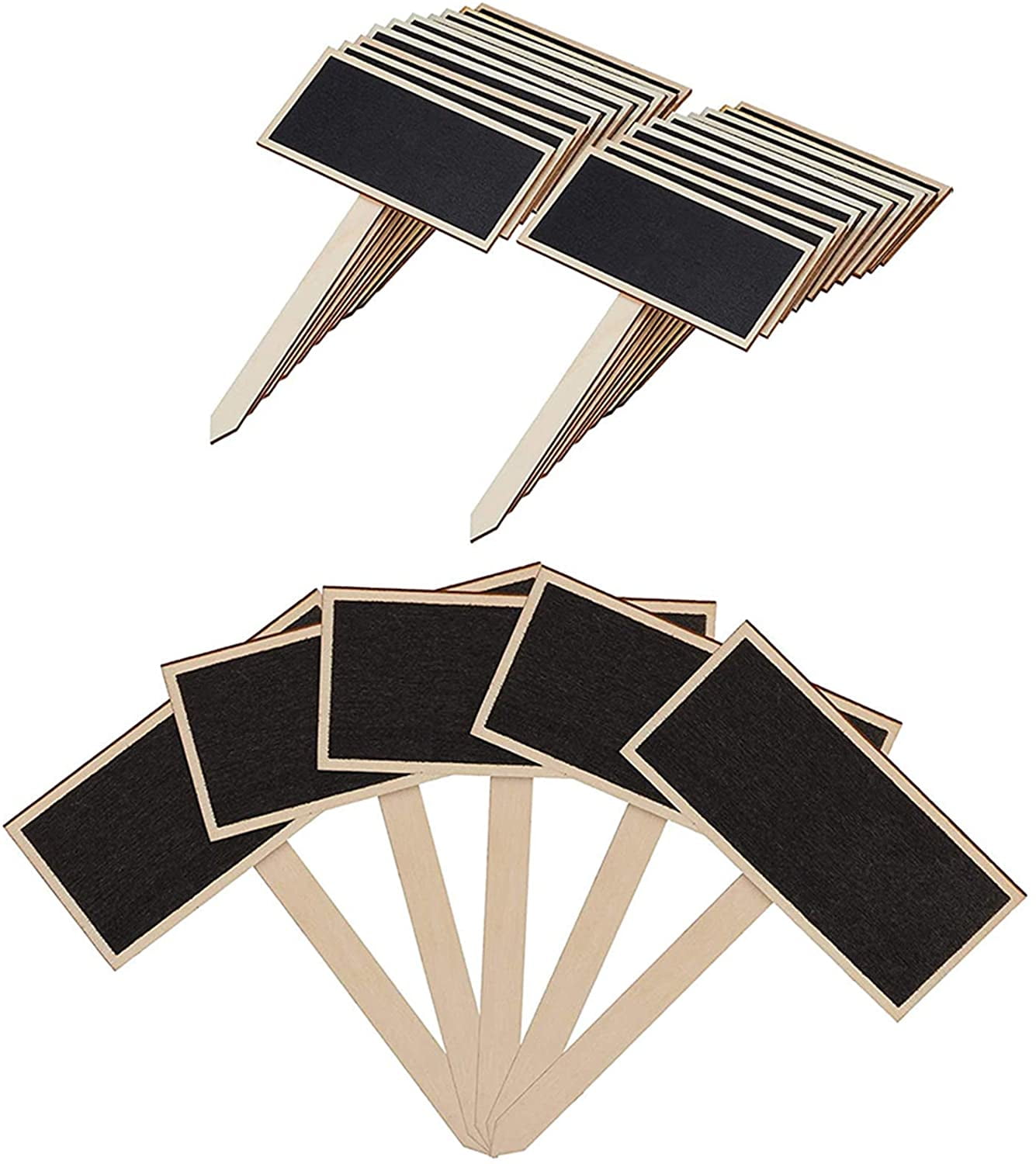 Planting Labels Mini Sign Wooden Plant Labels Mini Slate Labels Garden