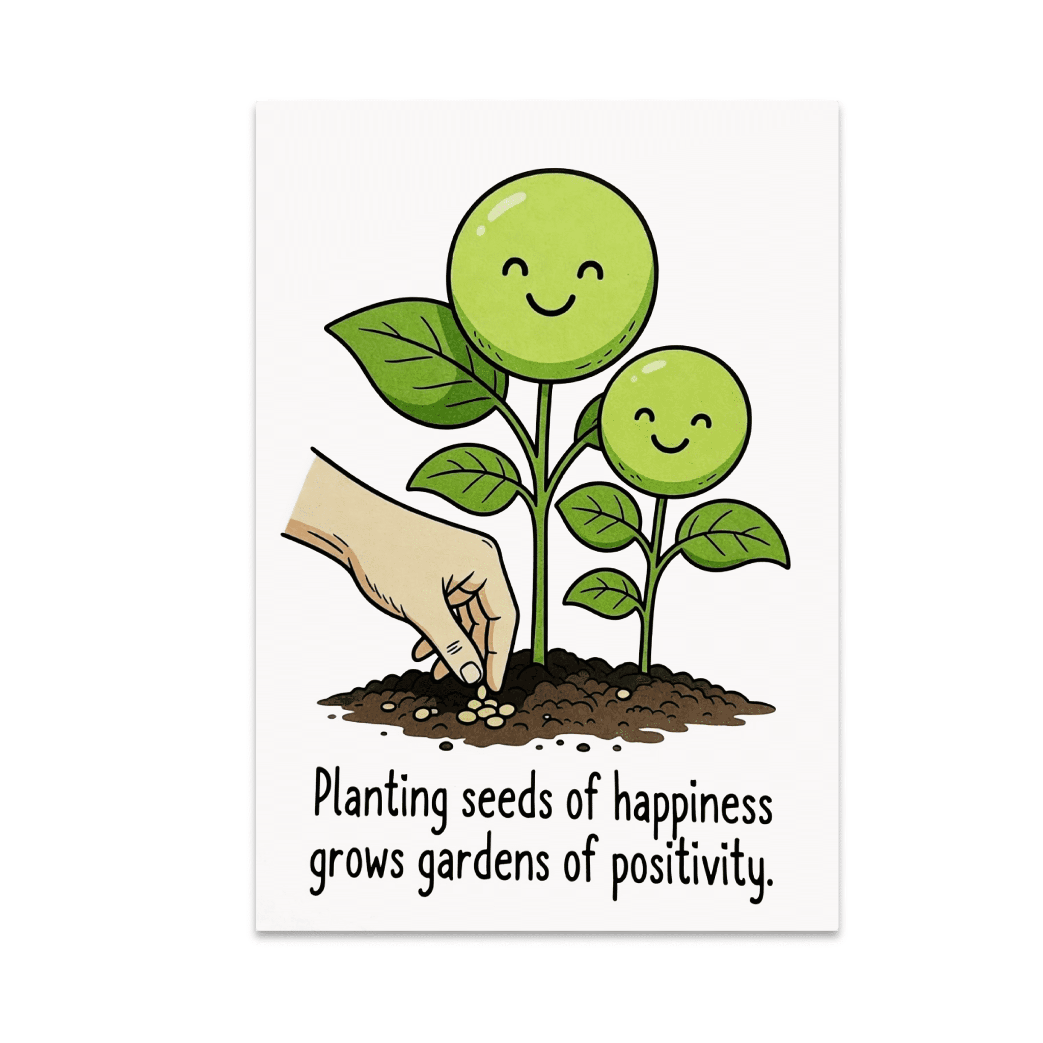 Planting Seeds of Happiness - Plant Lady - 13x19 Poster Print - Walmart.com