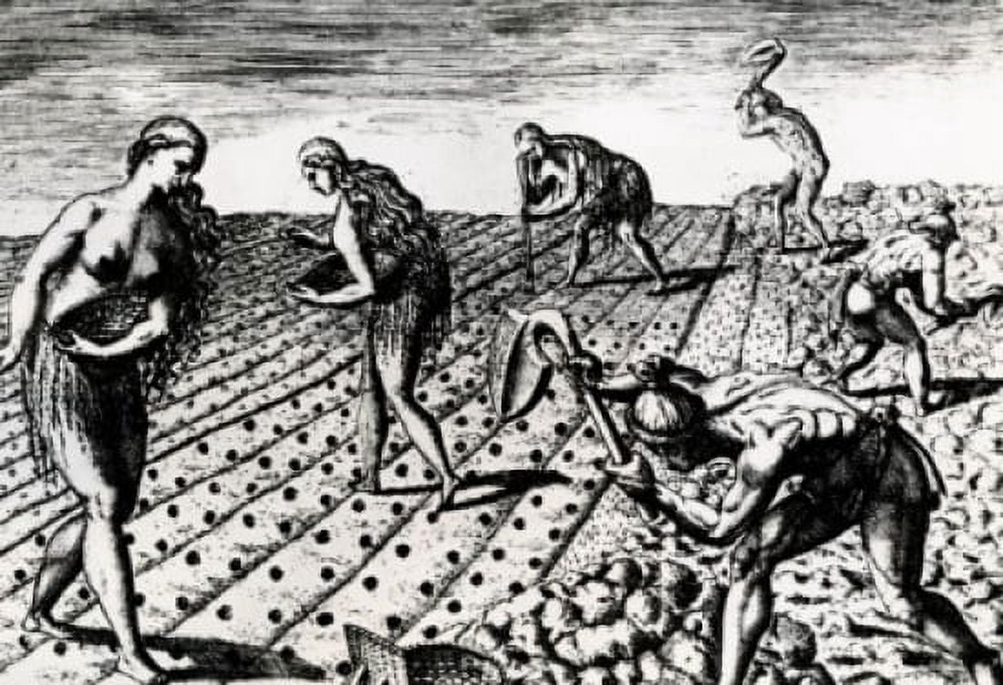 Planting Time by unknown artist Canvas Art - (18 x 24)