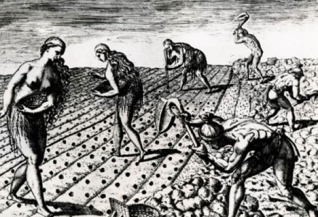 Planting Time by unknown artist Canvas Art - (24 x 36)