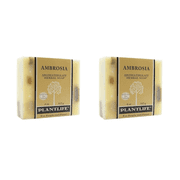 Plantlife Ambrosia Bar Soap 2 Pack, 4 oz Each   Moisturizing, Plant-Based, Made in California