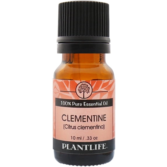 Plantlife Clementine Aromatherapy Essential Oil - Straight From The Plant 100% Pure Therapeutic Grade - No Additives or Fillers - 10 ml