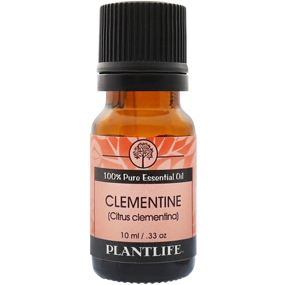Plantlife Clementine Aromatherapy Essential Oil - Straight From The Plant 100% Pure Therapeutic Grade - No Additives or Fillers - 10 ml