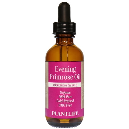 Plantlife Evening Primrose Carrier Oil - Cold Pressed, Non-GMO, and Gluten Free Carrier Oils - for Skin, Hair, and Personal Care - 2 oz