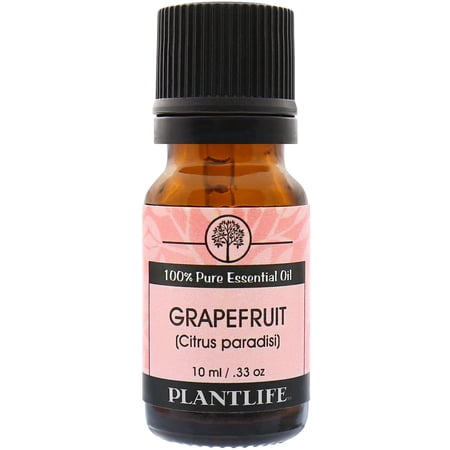 Plantlife Grapefruit Aromatherapy Essential Oil - Straight from The Plant 100% Pure Therapeutic Grade - No Additives or Fillers - 10 ml