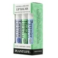 thumbnail image 1 of Plantlife Herbal Lip Balm 3 pack - We Blend the Finest Olive Oil with Organic Beeswax to Create the Most Soothing Lip Balm - Made in California, 1 of 6