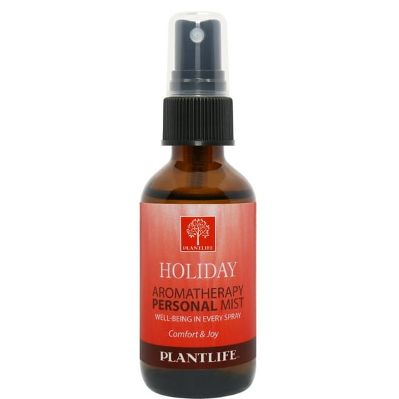 Plantlife Holiday Mist Face and Body Spray - Straight From The Plant 100% Pure Therapeutic Grade - Take with You Everywhere - Made in California 2 oz