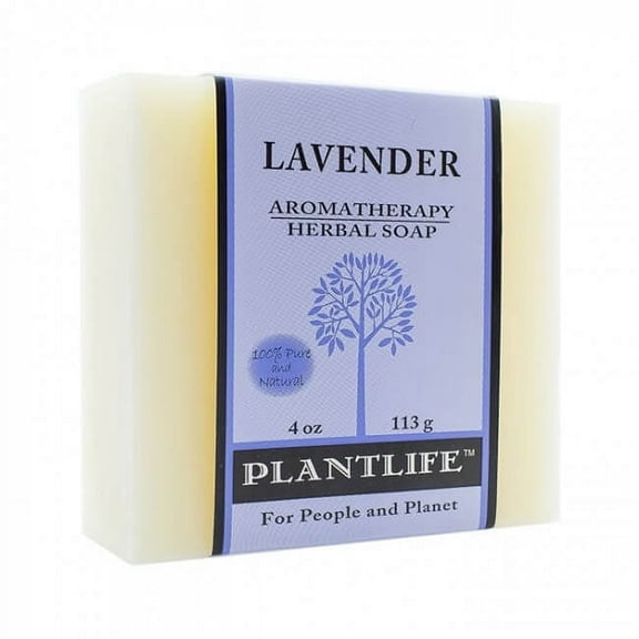 Plantlife Lavender Bar Soap - Moisturizing and Soothing Soap for Your Skin - Hand Crafted Using Plant-Based Ingredients - Made in California 4oz Bar
