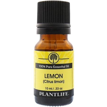 Plantlife Lemon Aromatherapy Essential Oil - Straight From The Plant 100% Pure Therapeutic Grade - No Additives or Fillers - 10 ml