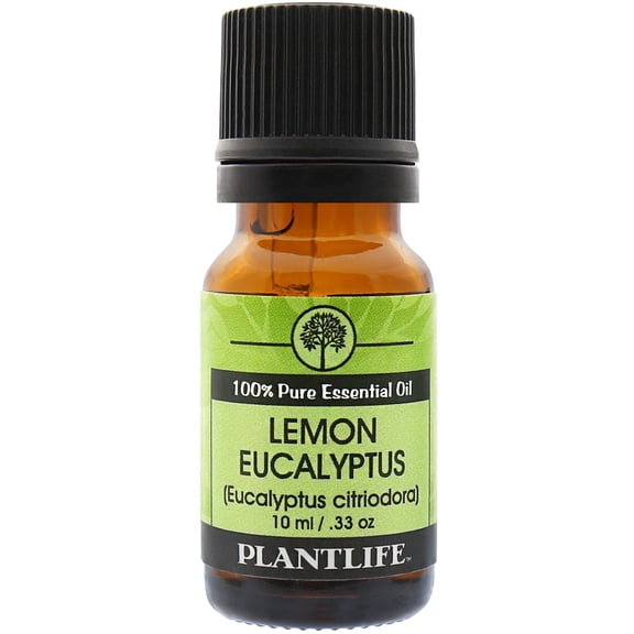 Plantlife Lemon Eucalyptus Aromatherapy Essential Oil - Straight From The Plant 100% Pure Therapeutic Grade - No Additives or Fillers - 10 ml